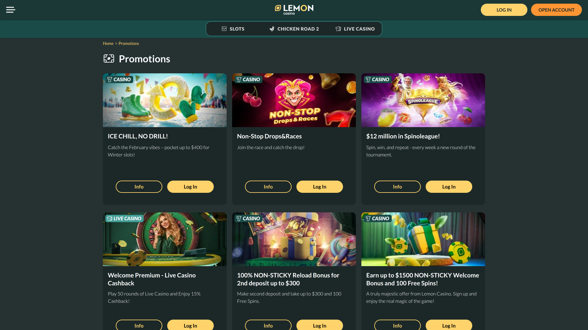 Bonuses — Lemon Casino
